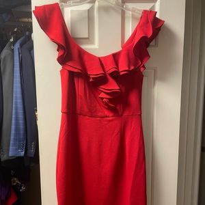 Short red lulus bodycon